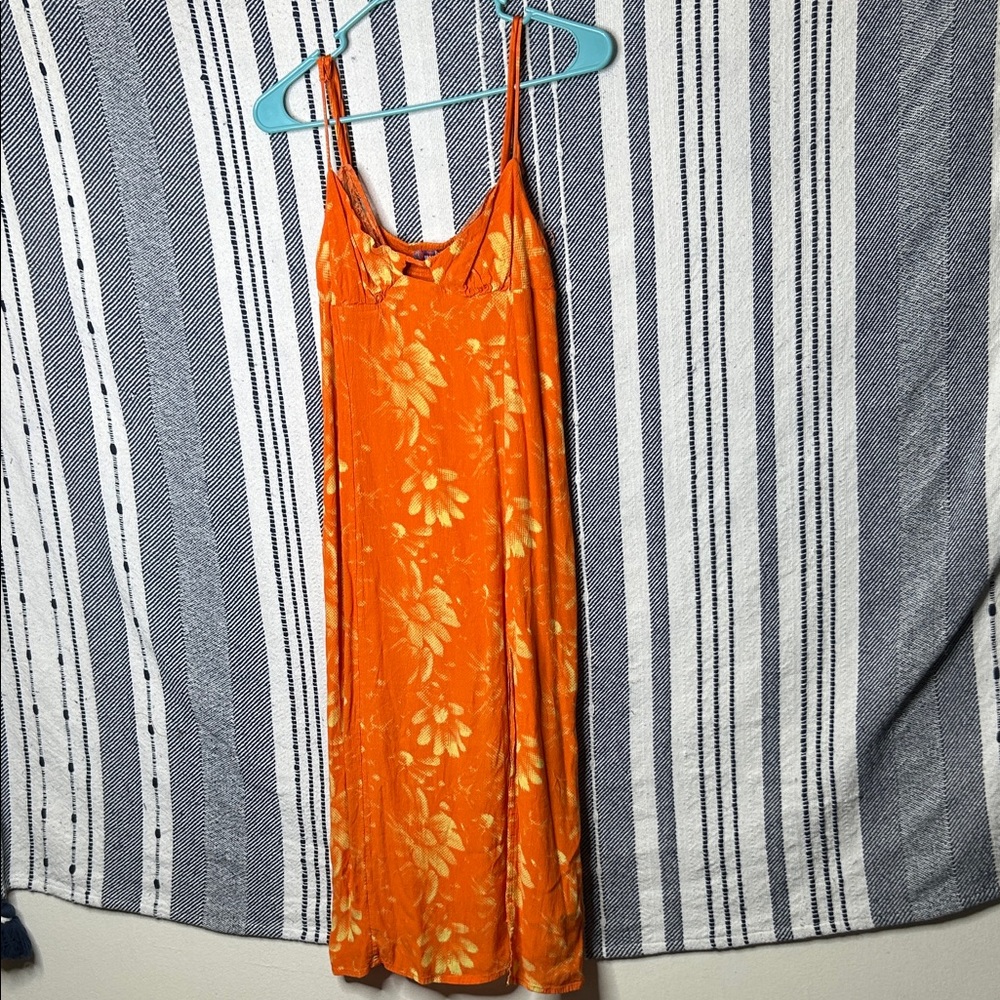 Urban Outfitters Dara Lace Trim Midi Dress - Picture 2 of 6